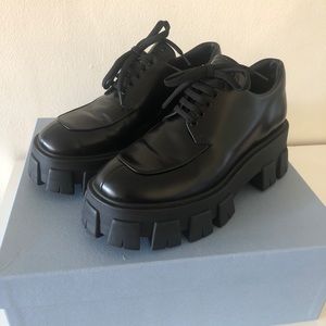 Prada Monolith Derby Platform